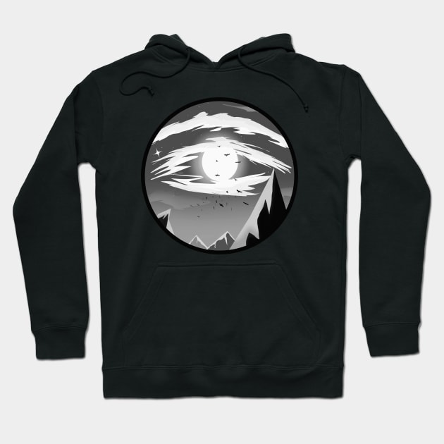 Eye Of Horus 2d Landscape v3 - Mythology Lover Hoodie by Dener Queiroz